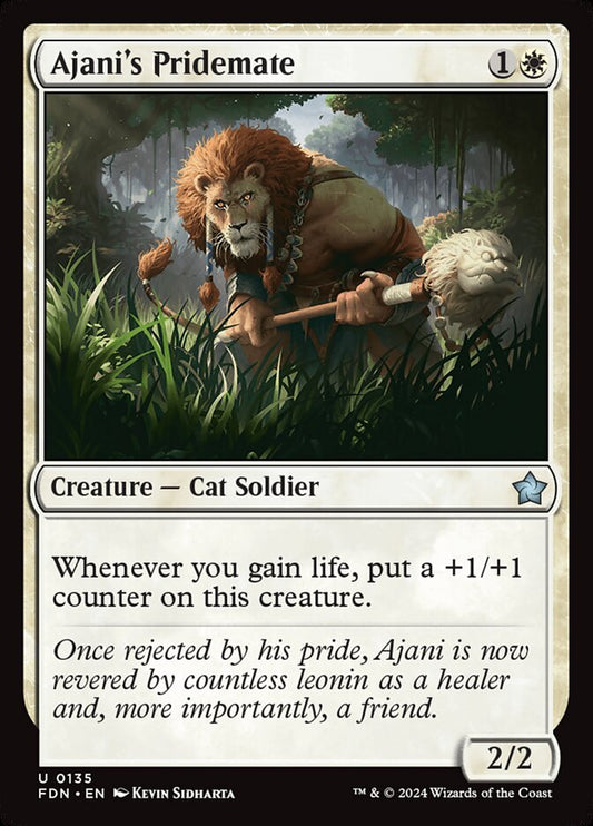 Ajani's Pridemate – Foundations [FDN] – D – #135