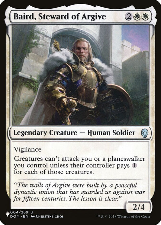 Baird, Steward of Argive – The List [PLST] – English – #DOM-4