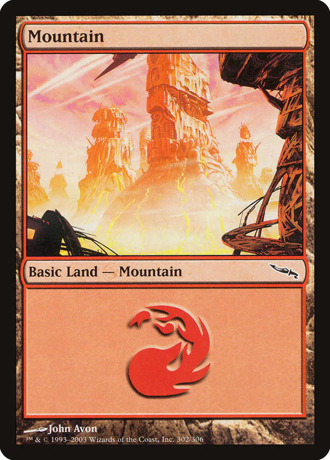Mountain – Mirrodin [MRD] – English – #302