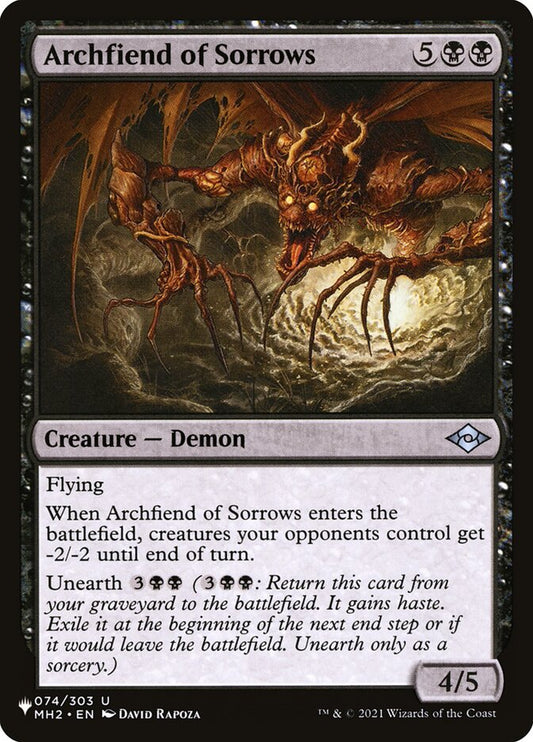 Archfiend of Sorrows – The List [PLST] – English – #MH2-74