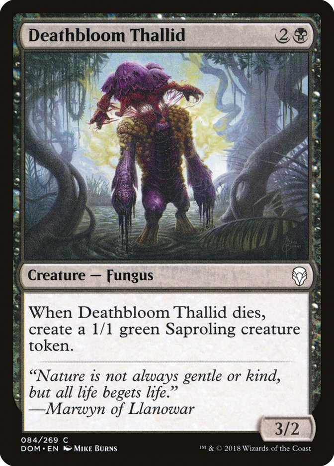 Deathbloom Thallid – Dominaria [DOM] – D – #84