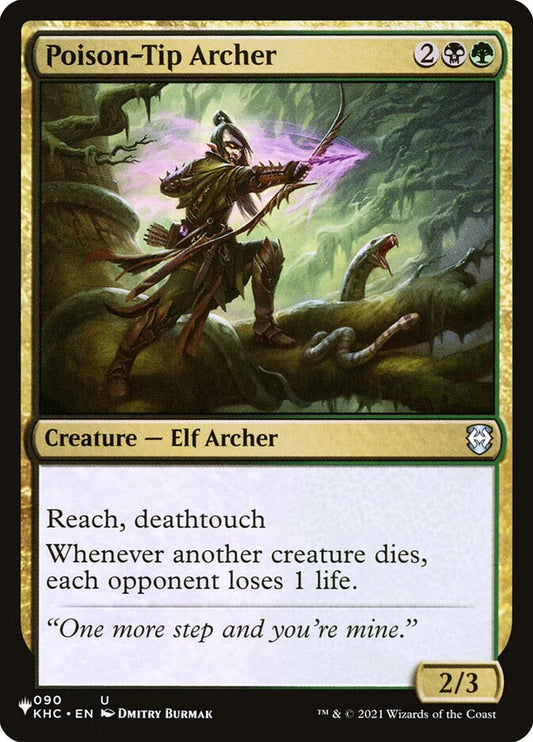Poison-Tip Archer – The List [PLST] – English – #KHC-90