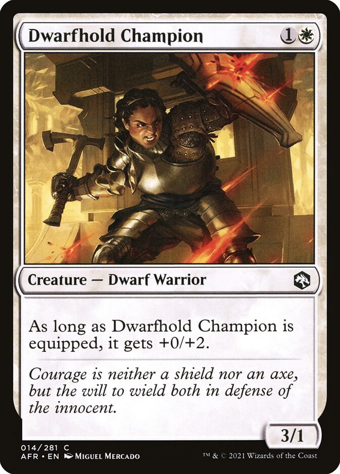 Dwarfhold Champion – Adventures in the Forgotten Realms [AFR] – D – #14