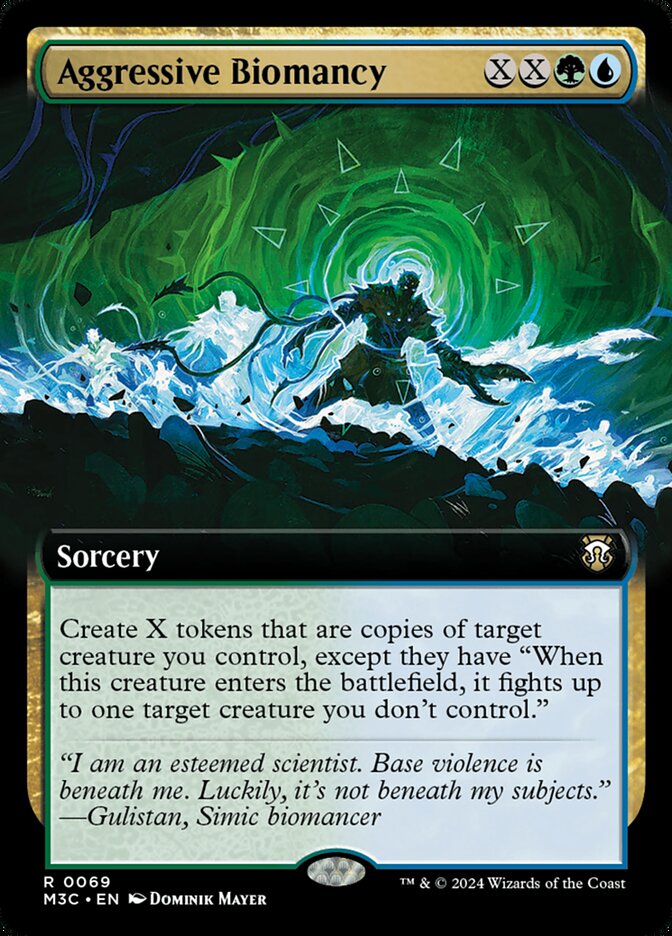 Aggressive Biomancy – Modern Horizons 3 Commander [M3C] – English – #69