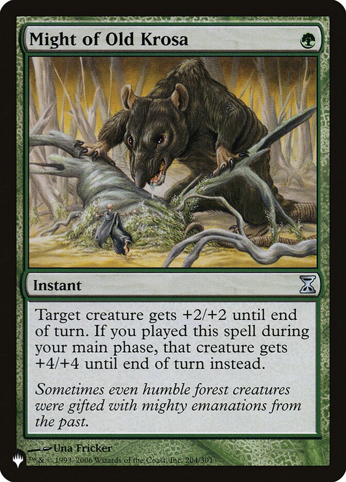 Might of Old Krosa – The List [PLST] – English – #TSP-204