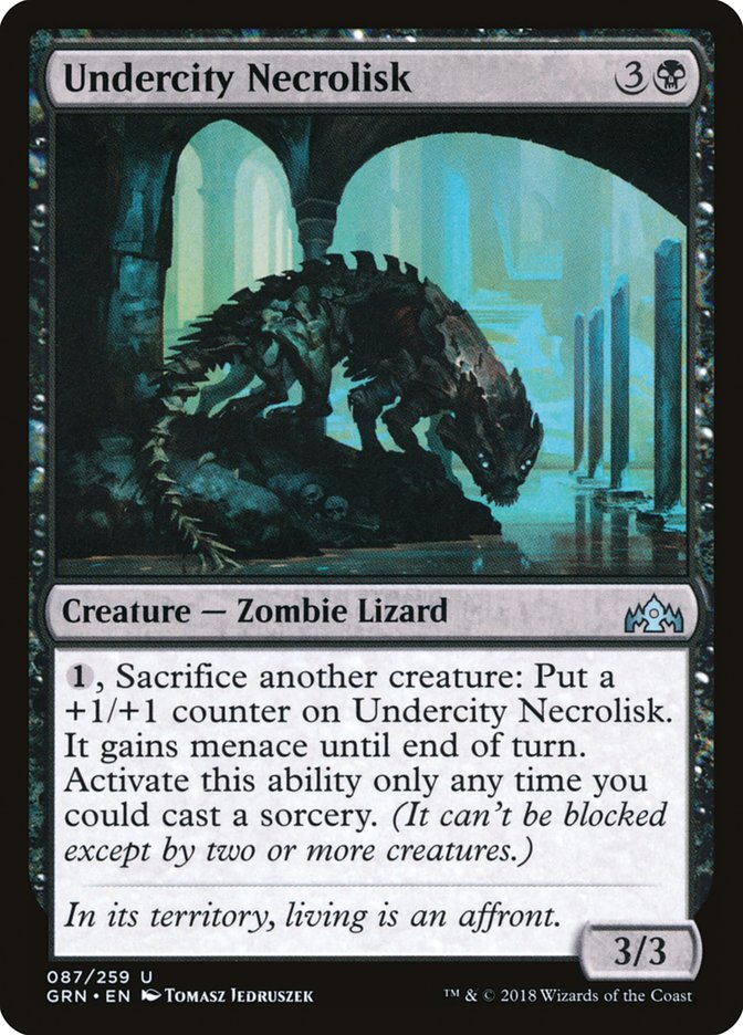 Undercity Necrolisk – Guilds of Ravnica [GRN] – D – #87
