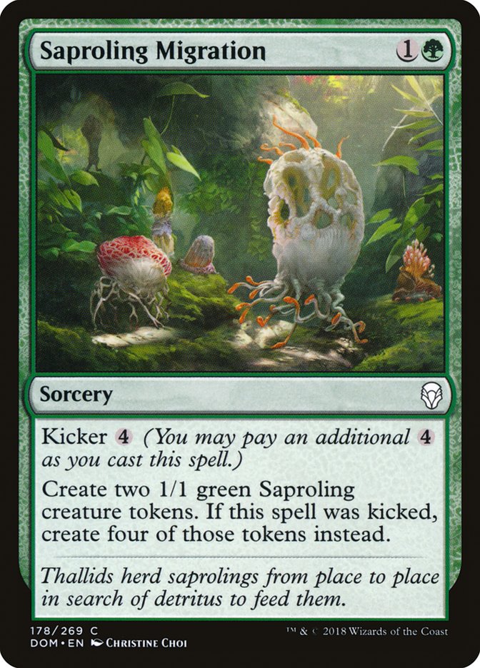Saproling Migration – Dominaria [DOM] – D – #178