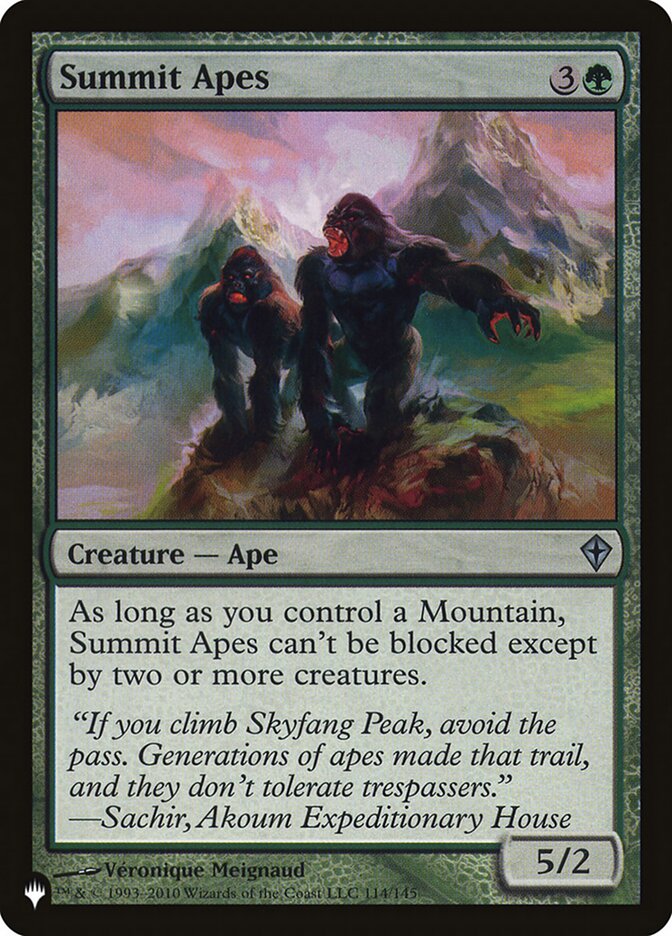 Summit Apes – The List [PLST] – English – #WWK-114