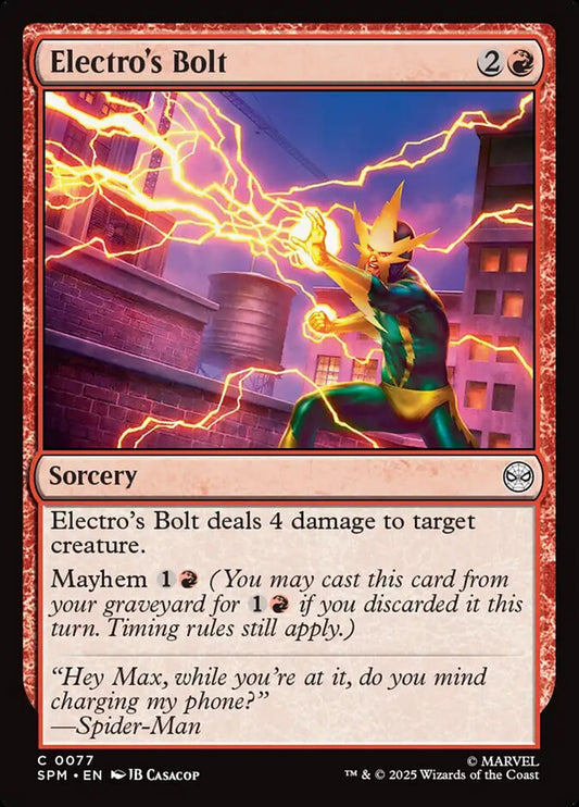 Electro's Bolt – Marvel's Spider-Man [SPM] – English – #77