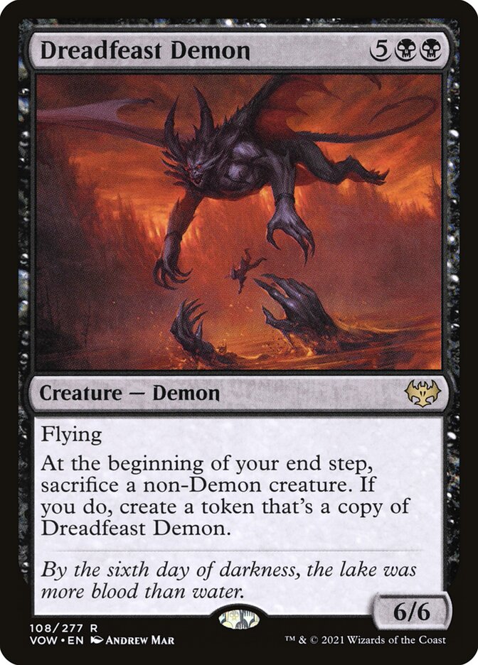 Dreadfeast Demon – Innistrad: Crimson Vow [VOW] – English – #108