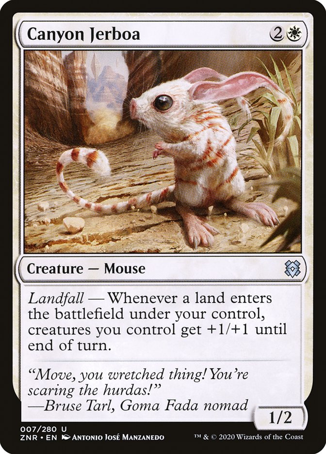 Canyon Jerboa – Zendikar Rising [ZNR] – English – #7