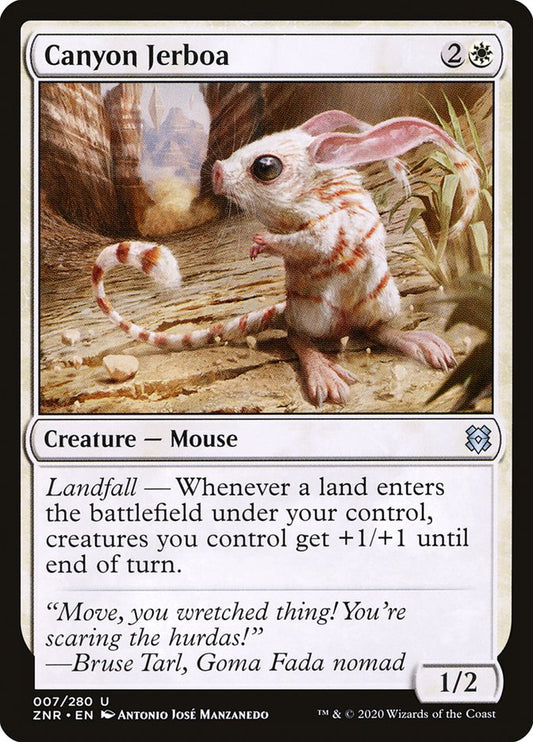 Canyon Jerboa – Zendikar Rising [ZNR] – English – #7
