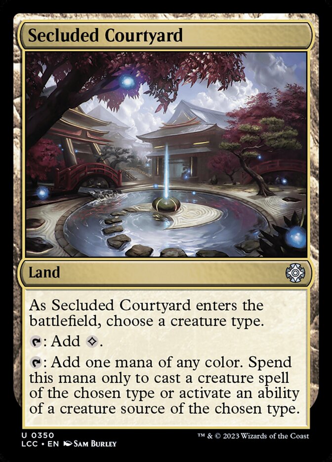 Secluded Courtyard – The Lost Caverns of Ixalan Commander [LCC] – English – #350