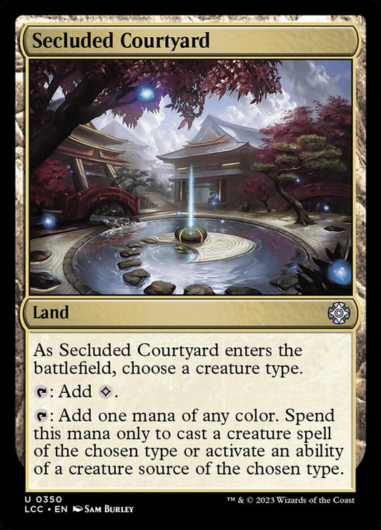 Secluded Courtyard – The Lost Caverns of Ixalan Commander [LCC] – English – #350