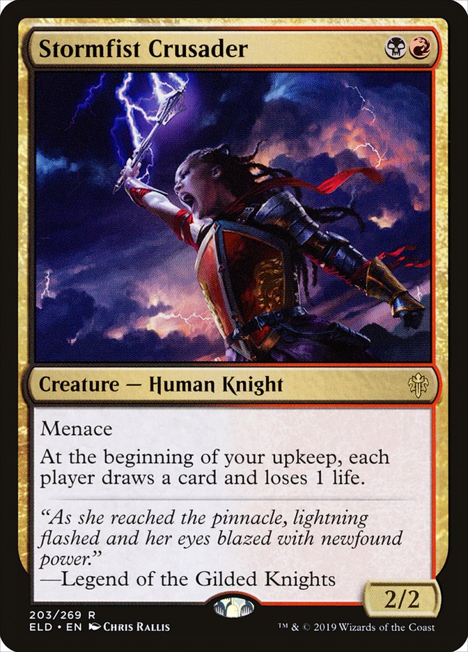 Stormfist Crusader – Throne of Eldraine [ELD] – English – #203