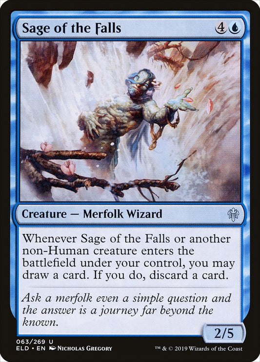 Sage of the Falls – Throne of Eldraine [ELD] – English – #63