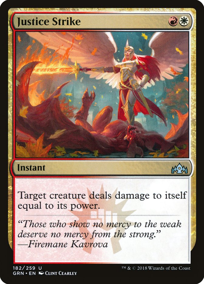 Justice Strike – Guilds of Ravnica [GRN] – D – #182