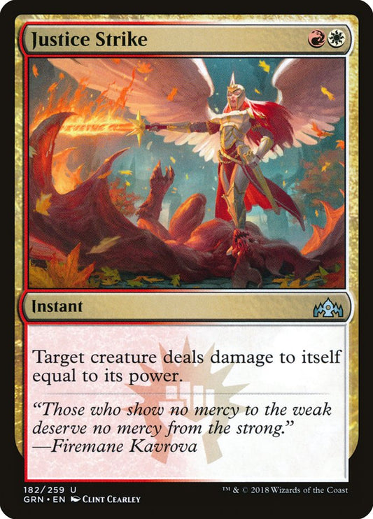 Justice Strike – Guilds of Ravnica [GRN] – D – #182