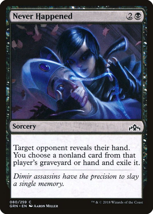Never Happened – Guilds of Ravnica [GRN] – D – #80
