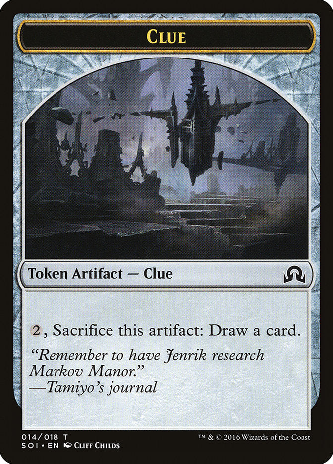 Clue – Shadows over Innistrad Tokens [TSOI] – D – #14