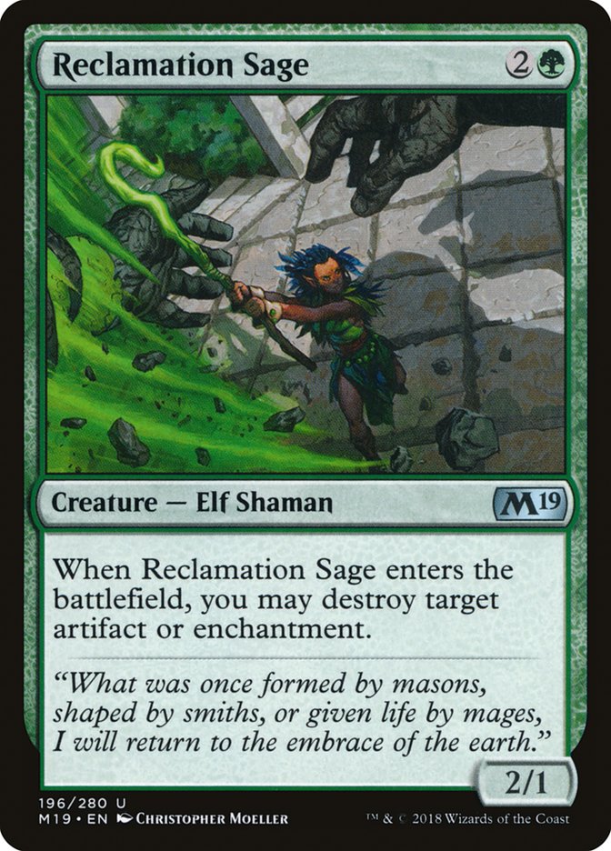 Reclamation Sage – Core Set 2019 [M19] – English – #196
