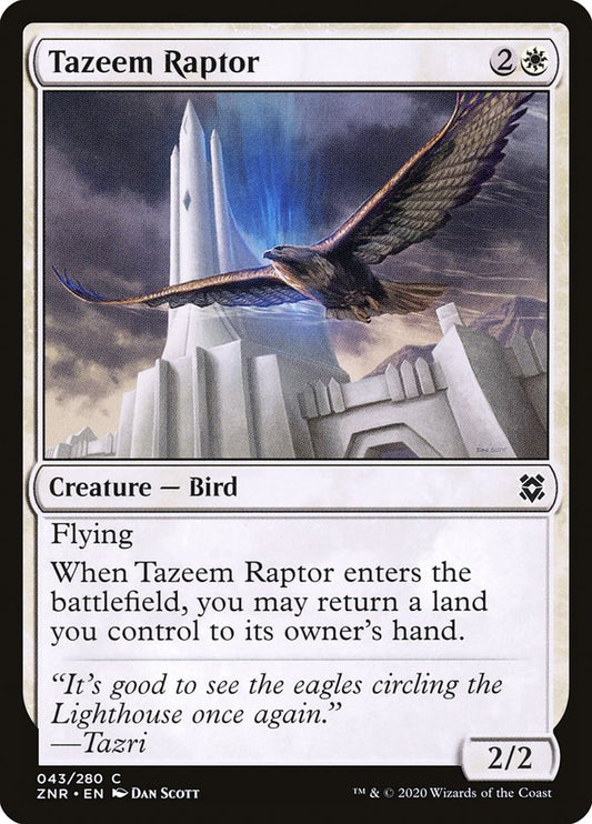Tazeem Raptor – Zendikar Rising [ZNR] – English – #43