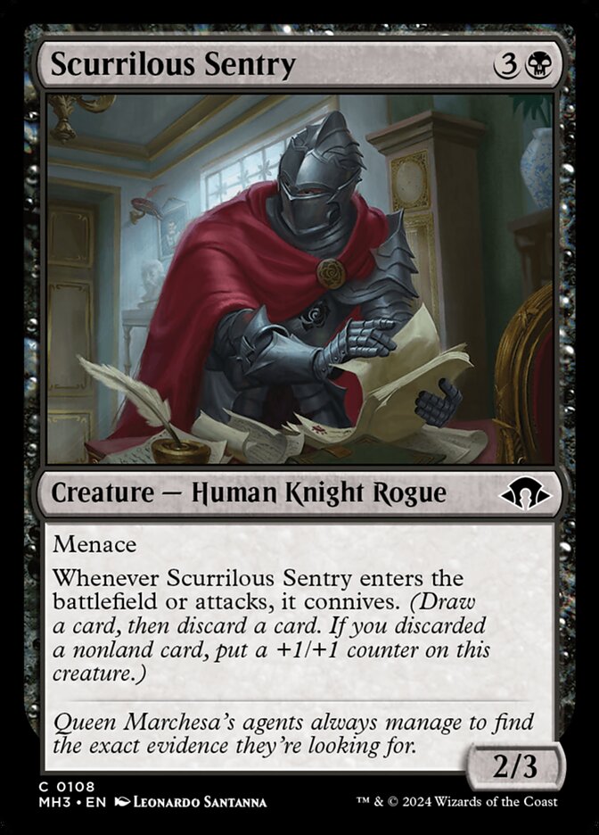 Scurrilous Sentry – Modern Horizons 3 [MH3] – English – #108