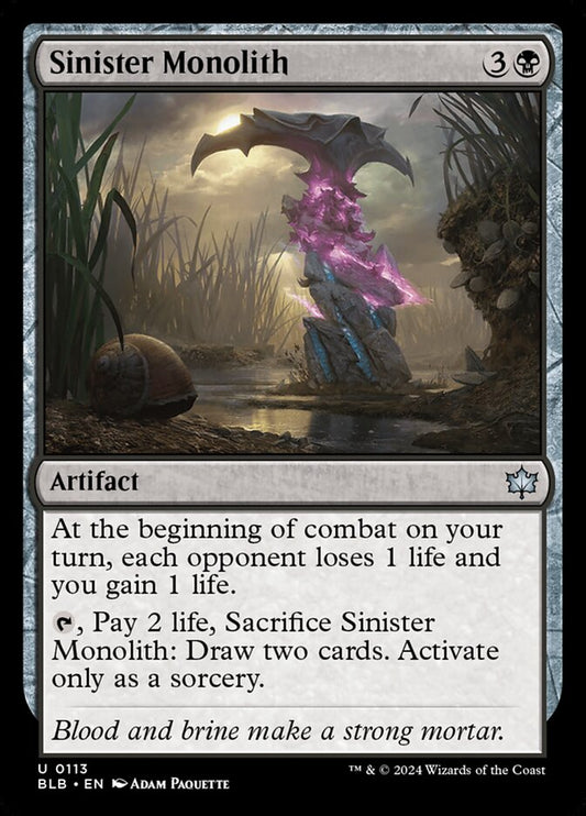 Sinister Monolith – Bloomburrow [BLB] – English – #113