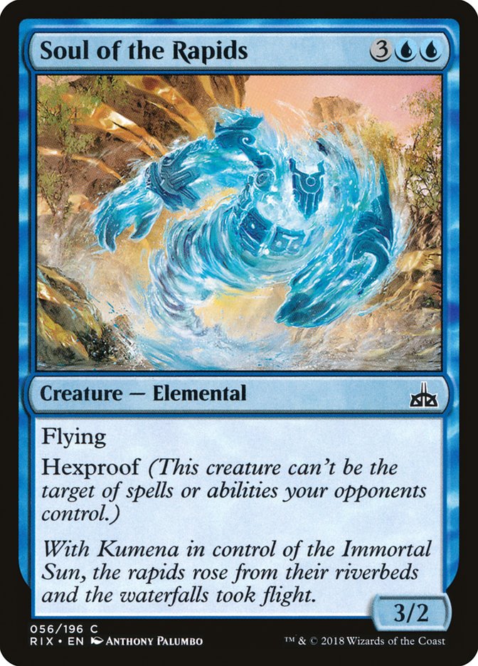 Soul of the Rapids – Rivals of Ixalan [RIX] – D – #56