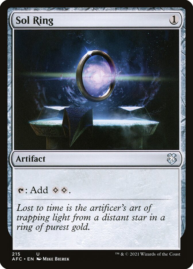 Sol Ring – Forgotten Realms Commander [AFC] – D – #215