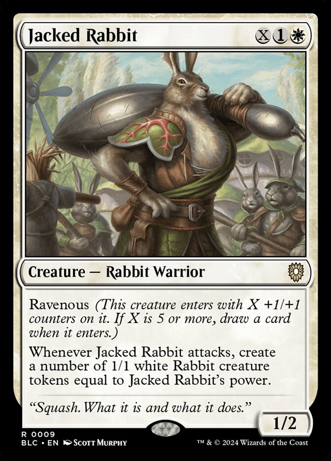 Jacked Rabbit – Bloomburrow Commander [BLC] – English – #9