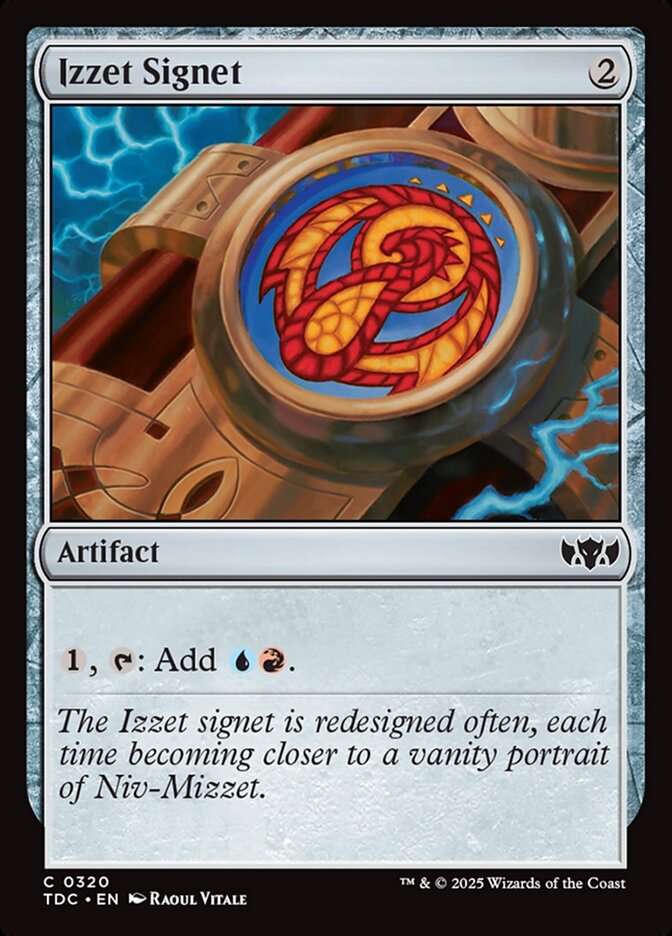 Izzet Signet – Tarkir: Dragonstorm Commander [TDC] – English – #320