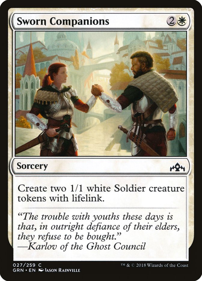 Sworn Companions – Guilds of Ravnica [GRN] – English – #27