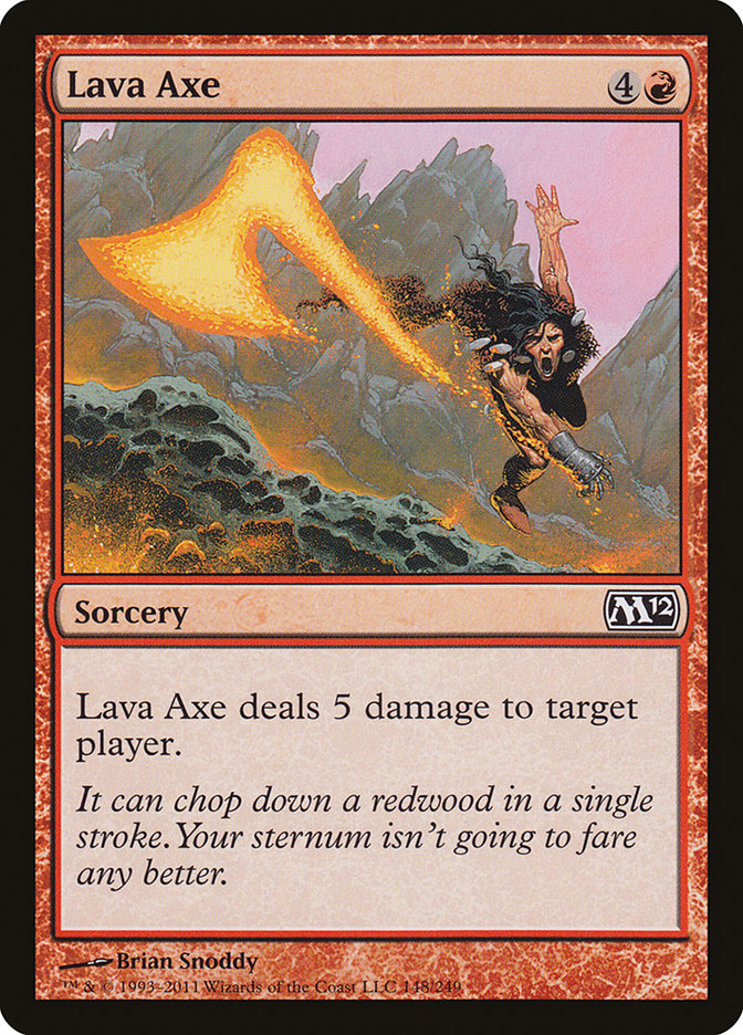 Lava Axe – Magic 2012 [M12] – English – #148