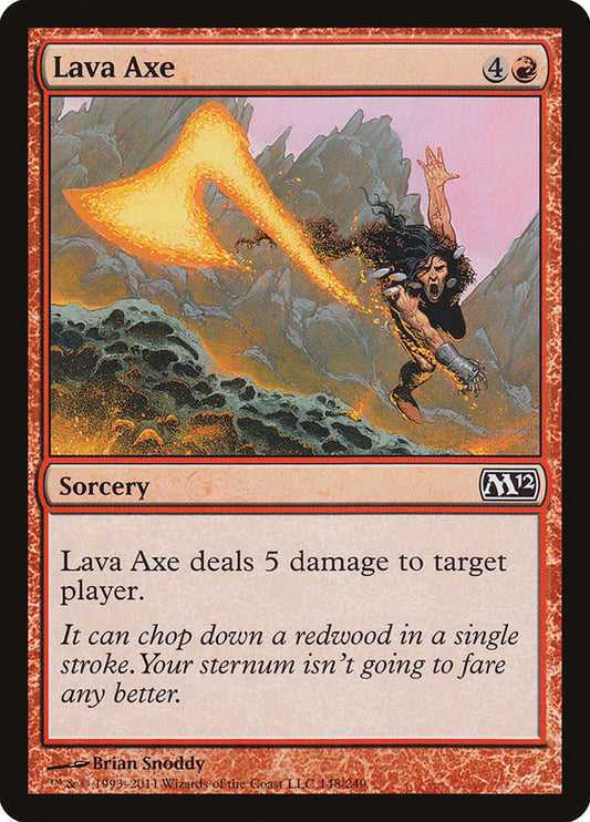 Lava Axe – Magic 2012 [M12] – English – #148