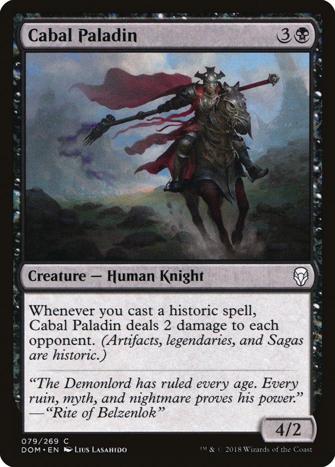 Cabal Paladin – Dominaria [DOM] – D – #79