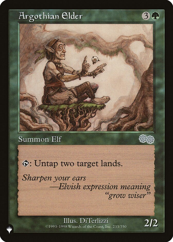 Argothian Elder – The List [PLST] – English – #USG-233