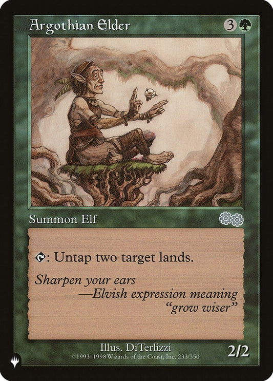 Argothian Elder – The List [PLST] – English – #USG-233
