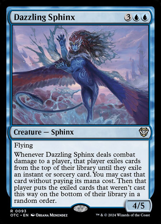 Dazzling Sphinx – Outlaws of Thunder Junction Commander [OTC] – English – #93