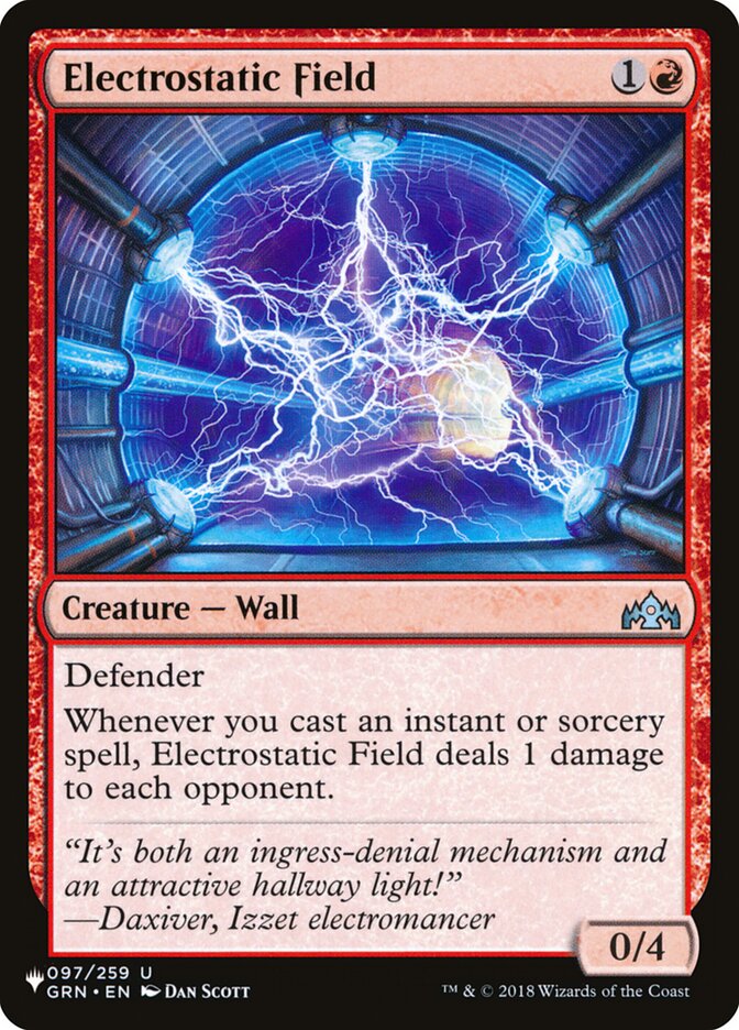 Electrostatic Field – The List [PLST] – English – #GRN-97