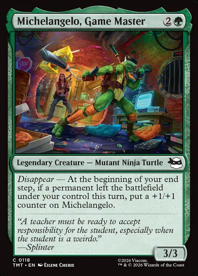 Michelangelo, Game Master – Teenage Mutant Ninja Turtles [TMT] – English – #118