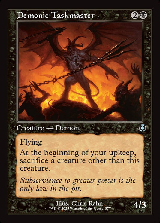 Demonic Taskmaster – Innistrad Remastered [INR] – English – #377