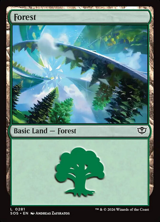 Forest – Secrets of Strixhaven [SOS] – English – #281