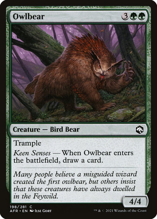 Owlbear – Adventures in the Forgotten Realms [AFR] – English – #198
