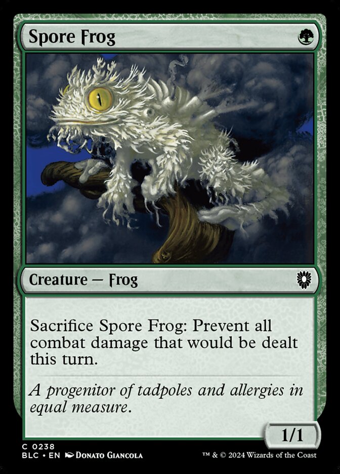 Spore Frog – Bloomburrow Commander [BLC] – English – #238