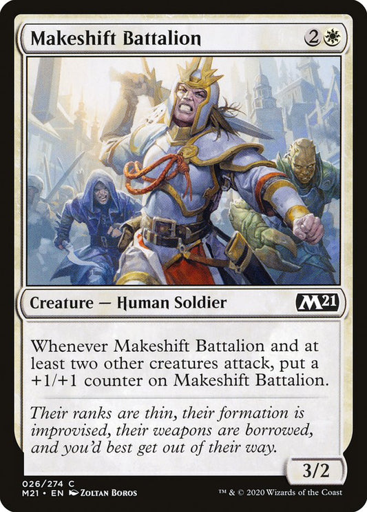 Makeshift Battalion – Core Set 2021 [M21] – English – #26