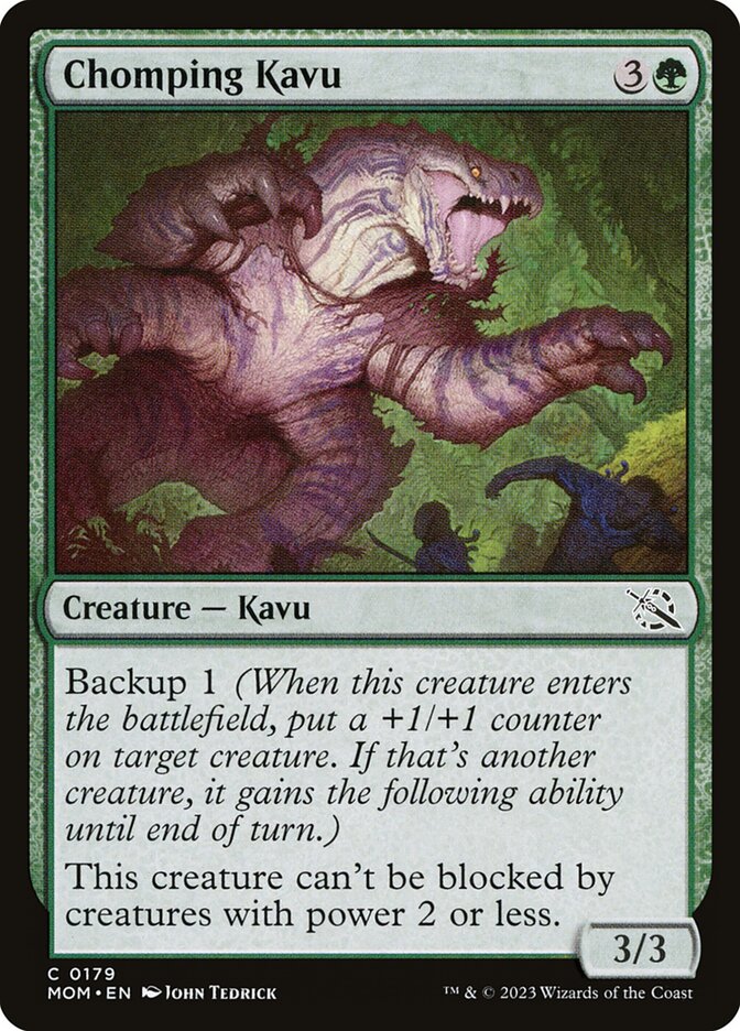 Chomping Kavu – March of the Machine [MOM] – English – #179