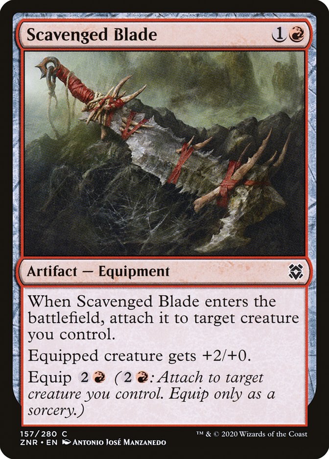 Scavenged Blade – Zendikar Rising [ZNR] – English – #157