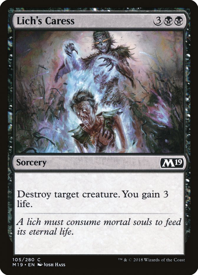 Lich's Caress – Core Set 2019 [M19] – D – #105