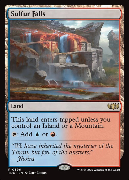 Sulfur Falls – Tarkir: Dragonstorm Commander [TDC] – English – #396